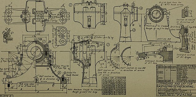 File:Machine drawing; a practical guide to the standard methods of  graphical representation of machines, including complete detail drawings of  a duplex pump and of a direct-current generator (1914) (14797458723).jpg -  Wikimedia Commons