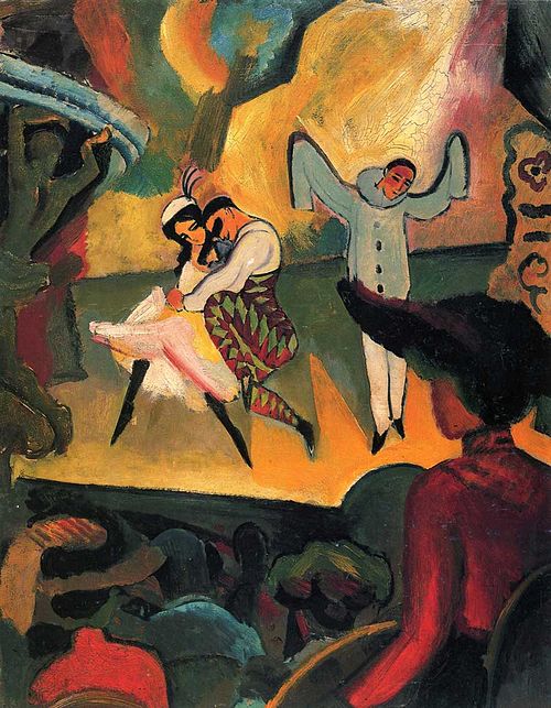 Ballet Russes by August Macke, 1912