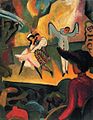 Paris, Performance of the Ballets Russes (painting by August Macke)