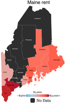 1 bedroom rent by county in Maine (2021)

$2,000+

$1,000

~$500

No Data Maine rent.webp