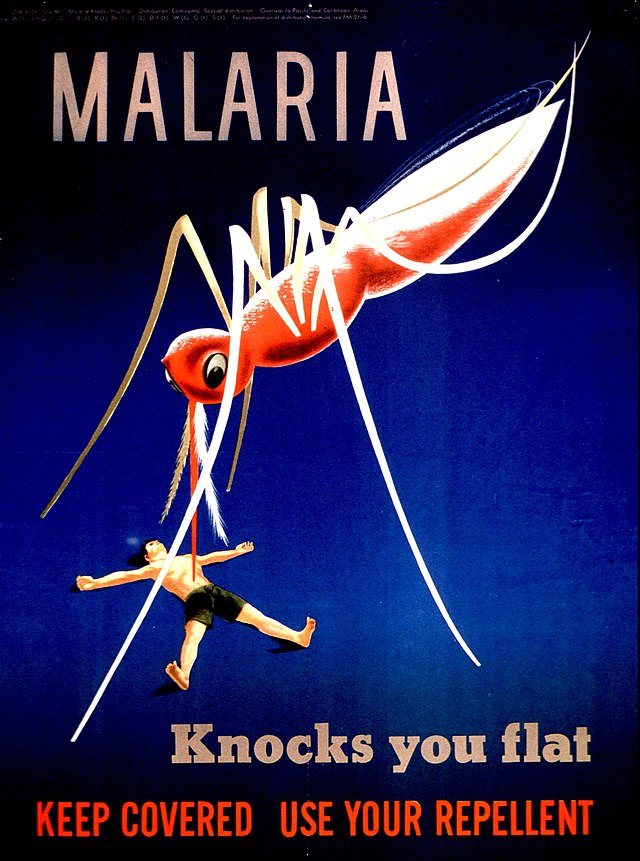 כרזת מודעות למלריה