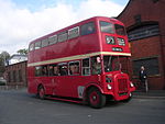 Manchester Corporation otobüs 4632 (4632 VM), MMT Manchester Bus 100 event.jpg