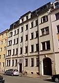 Apartment building in closed development