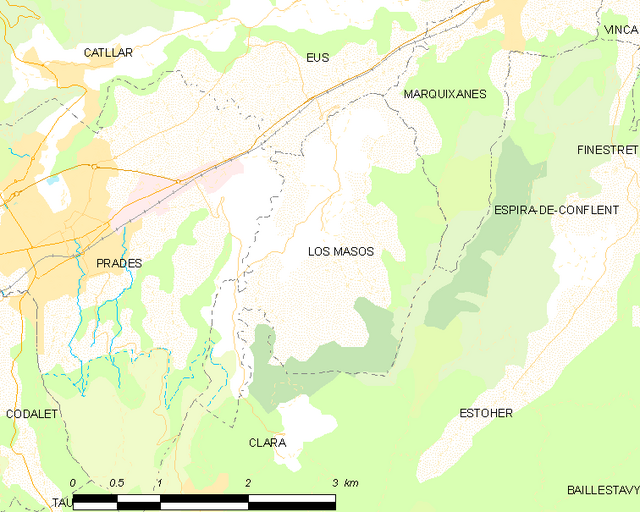 Poziția localității Los Masos