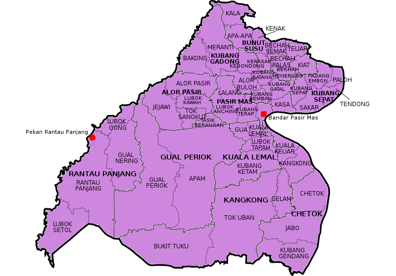 File:Map of Pasir Mas District, Kelantan.svg