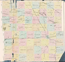Outline map of Stutsman County, North Dakota, 1911 Map of Stutsman County, N.D., 1911.jpg