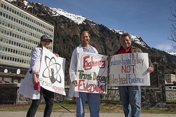 March for Science Earth Day - Juneau