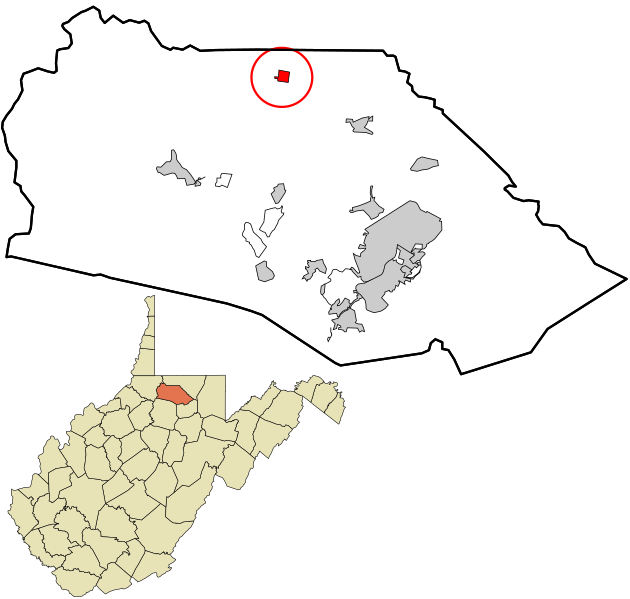 File:Marion County West Virginia incorporated and unincorporated areas Fairview highlighted.svg