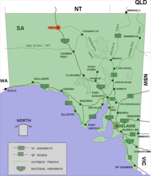 Mapa de ubicación de Marla en Australia del Sur.PNG