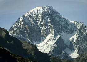 Monte Bianco in Aosta Valley, the highest point in the European Union