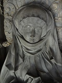 Mechthild von der Pfalz - Grabmal, Gesichtspartie (JMohr).jpg