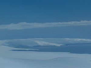 View from northern Friesland Ridge to the Medwen Glacier