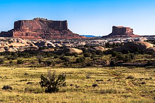 <span class="mw-page-title-main">Merrimac Butte</span> Rock formation in Utah, United States