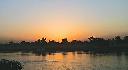 Sunset above Tigris