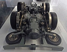 Maquette d'un bogie de MP 55.