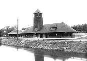 Michigan Central Railroad Depot, Battle Creek, Michigan - Now Clara's on the River restaurant MichiganCentralDepotBattleCreek.jpg