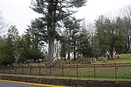 Vista do cemiterio