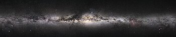 Panoràmica fotogràfica de 360 graus de la galàxia