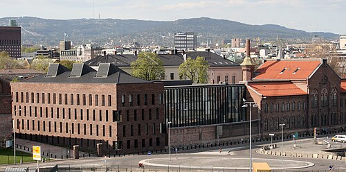 Forsvarsdepartementets nybygg i Glacisgata på Akershus.