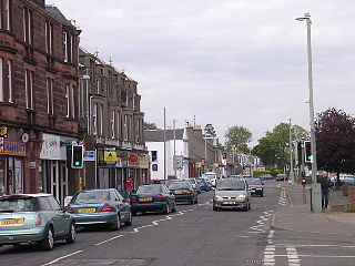 Monifieth Town in Angus, Scotland