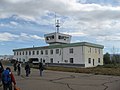Abfertigungsgebäude des Flughafens Mörön