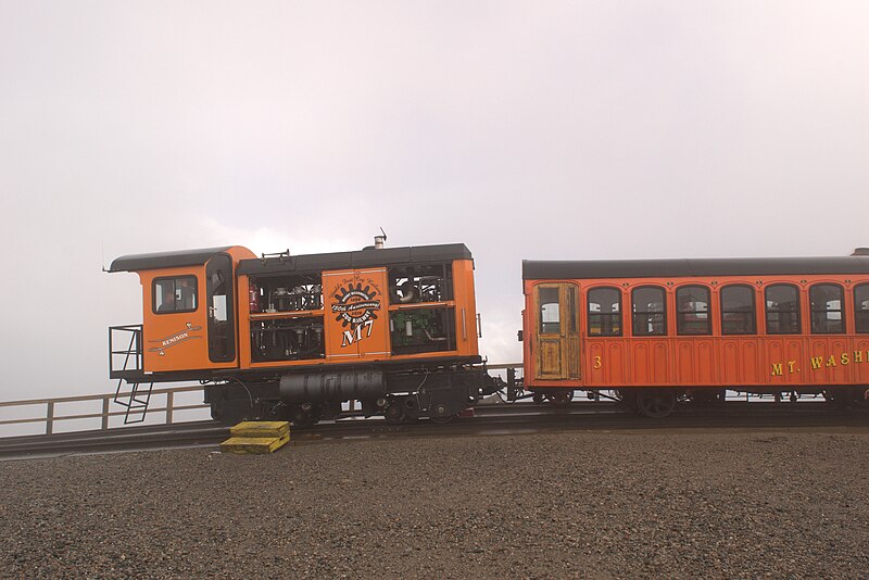 File:Mount Washington Cog Railway "Kenison" Biodiesel Locomotive.jpg