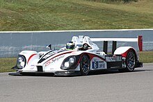 Porsche has the most victories by a manufacturer with 8 overall wins. Muscle Milk Team Cytosport Porsche RS Spyder Evo - Winner 2010 Grand Prix of Mosport.jpg