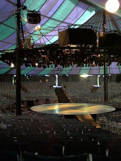 The Sacramento Music Circus stage in 2001