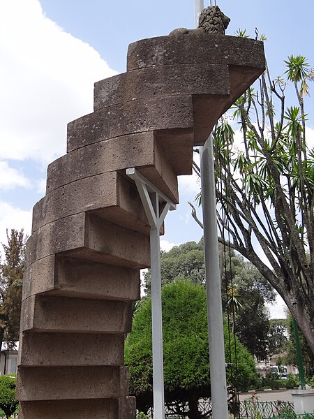 File:Mussolini's Stairway to Nowhere - Outside Institute of Ethiopian Studies (Ethnographic Museum) - Addis Ababa University - Addis Ababa - Ethiopia (8667491071).jpg