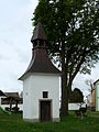 Čeština: Zvonička ve vsi Mutyněves v okrese Jindřichův Hradec, Jihočeský kraj. English: Bell tower in the village of Mutyněves, Jindřichův Hradec District, South Bohemia, Czech Republic.