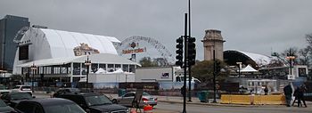 Draft Town and Selection Square seen from Michigan Avenue NFL Draft Town 2015 1.jpg