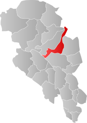 Sør-Fron - Carte