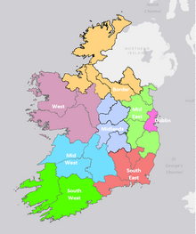 NUTS 3 Regions of Ireland NUTS3 Boundaries Ireland.png