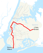 F metro rute (New York City)