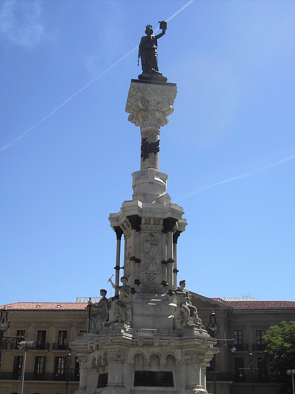 Fueros monument, Pamplona