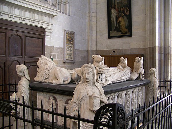 The tomb Nantes - cathedrale - tombeau de Francois II ter.jpg