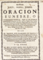 Exequias de Carlos II celebradas en la catedral de Calahorra en 1701