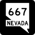 Маркер State Route 667