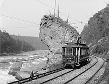 A trolley of the Niagara Gorge Railroad Niagara Gorge Railroad.jpg