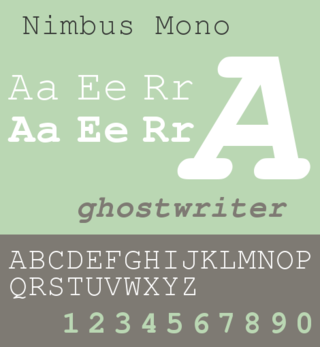 <span class="mw-page-title-main">Nimbus Mono L</span> Monospace typeface