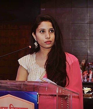 <span class="mw-page-title-main">Nishigandha Kunte</span> Indian actress, event anchor and artist (born 1994)