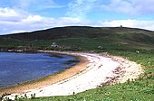 Strand am Nestie Voe