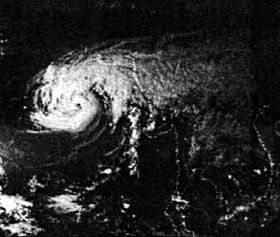 Сателитски снимак циклона Бхола, 8:58 часова UTC, 11. новембар