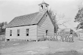 School near Loyston, Tennessee, in 1933; it was flooded when the first TVA dam (Norris Dam) was filled