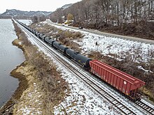 Oil train near La Crosse, Wisconsin Oil train 01.jpg