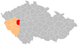 Distret de Rokycany - Localizazion