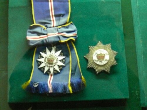 Ribbon and Star of (highest) S.M.N rank