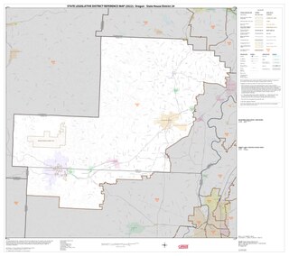 <span class="mw-page-title-main">Oregon's 24th House district</span> Legislative districts in the state of Oregon