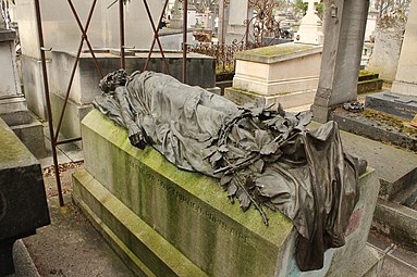 Monument funéraire d'Auguste Blanqui (1885), Paris, cimetière du Père-Lachaise.