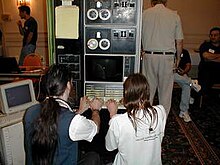 DEC PDP-12 at the first VCF East, Marlborough, Massachusetts, (2001) Pdp-12.jpg